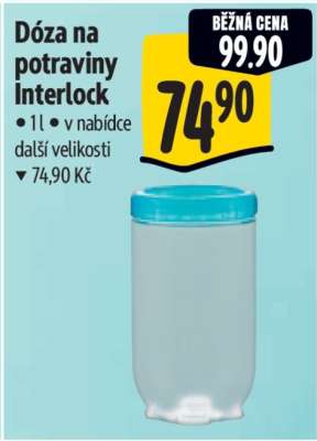 Dóza na potraviny Interlock