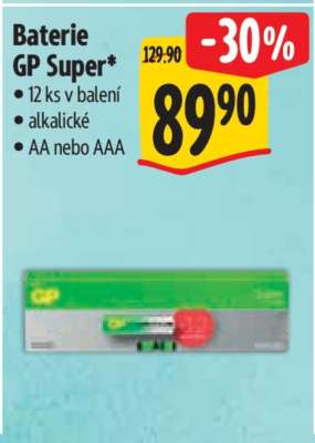 Baterie GP Super