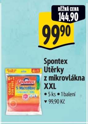 Spontex utěrky z mikrovlákna XXL