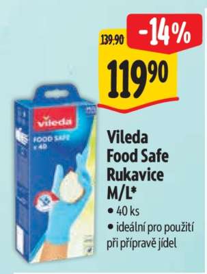 Vileda Food Safe Rukavice M/L