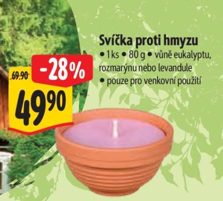 Svíčka proti hmyzu
