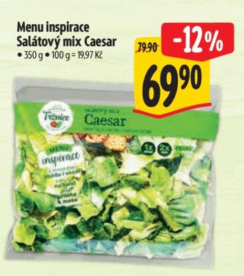 Menu inspirace Salátový mix Caesar