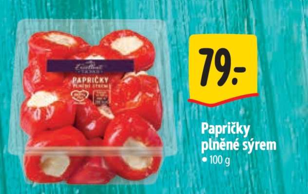 Papričky plněné sýrem