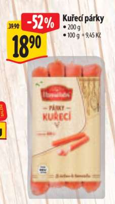 Kuřecí párky