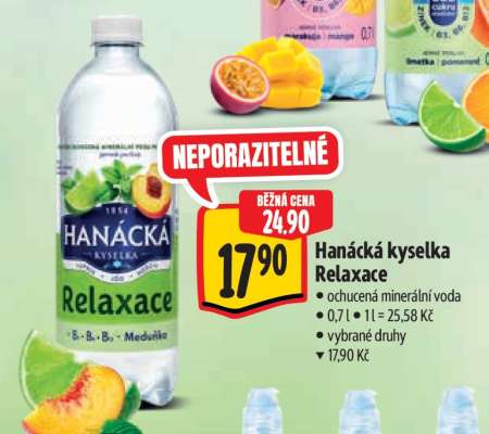 Hanácká kyselka Relaxace