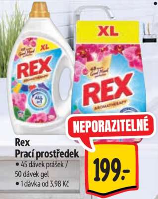 Rex prací prostředek
