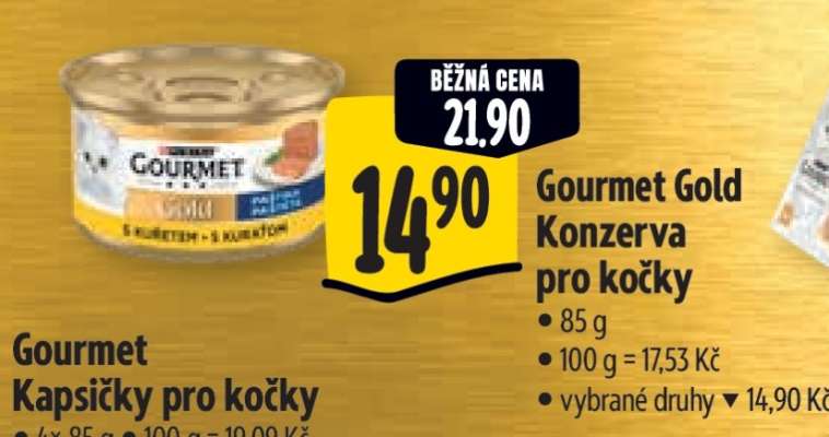 GOURMET GOLD Konzerva pro kočky