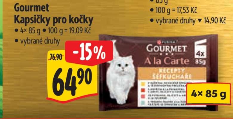 GOURMET Kapsičky pro kočky