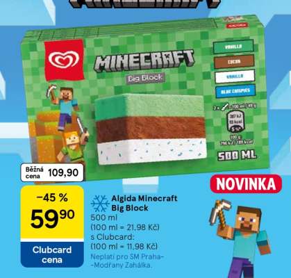 Algida Minecraft Big Block