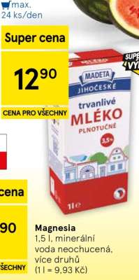MADETA Jihočeské trvanlivé mléko plnotučné