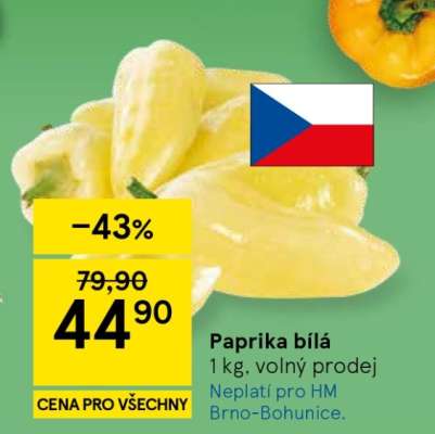 PAPRIKA BÍLÁ