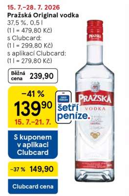 Pražská Original vodka