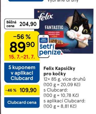 Felix kapsičky pro kočky