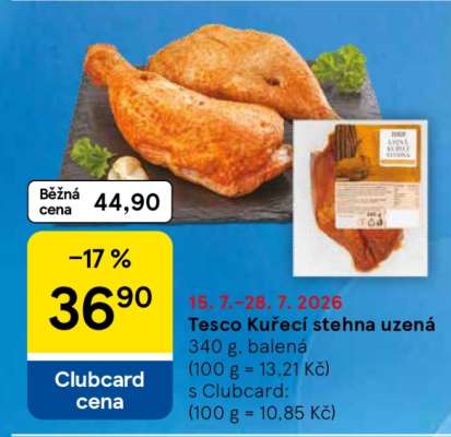 Tesco Kuřecí stehna uzená