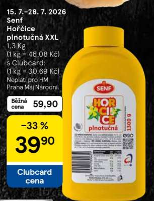 Senf Hořčice plnotučná XXL