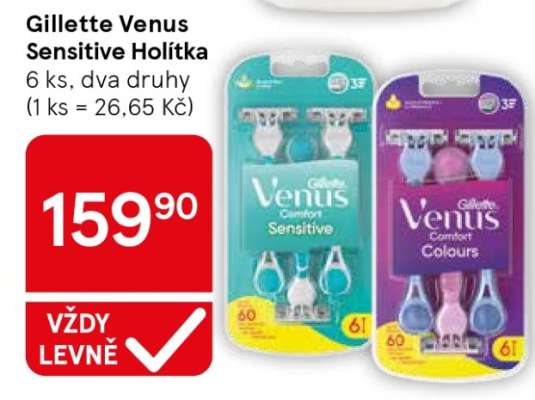 Gillette Venus Sensitive Holítka