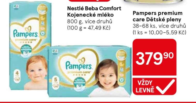 Pampers Premium Care dětské pleny