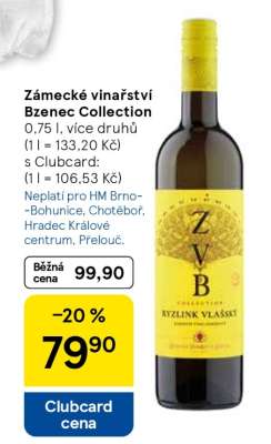Zámecké vinařství Bzenec Collection