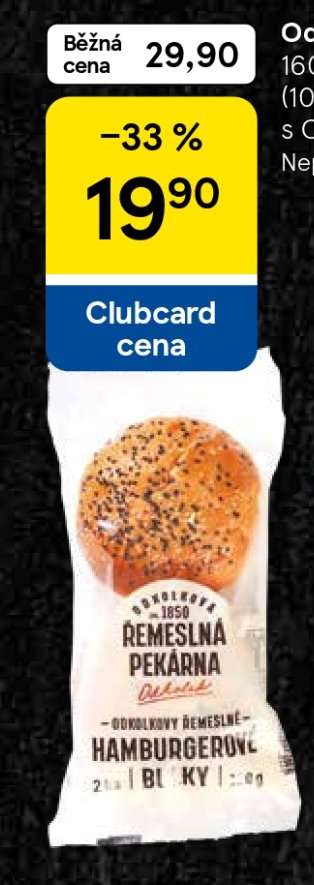 Řemeslná pekárna - Hamburgerové bulky
