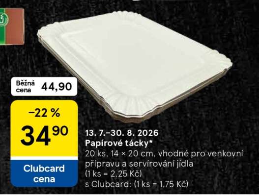 PAPÍROVÉ TÁCKY*