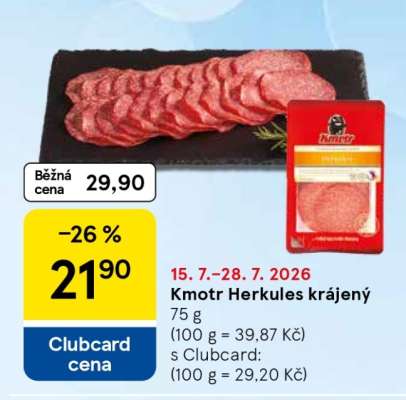 Kmotr Herkules krájený