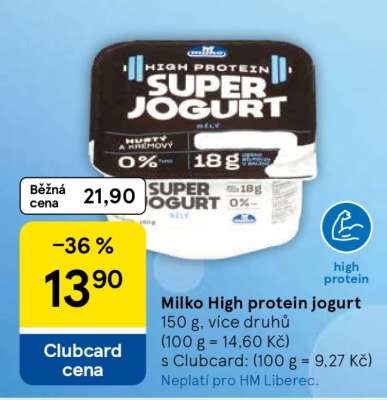 Milko High protein jogurt