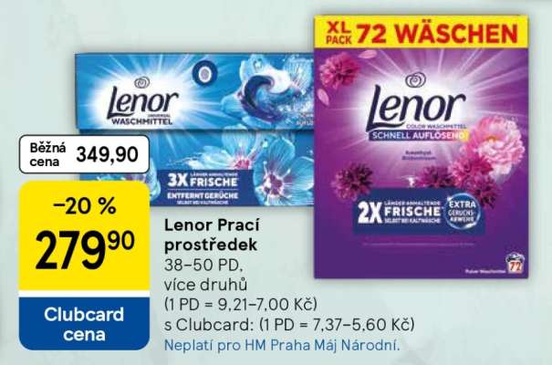 Lenor prací prostředek