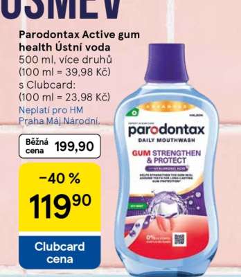 Parodontax Active gum health Ústní voda