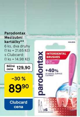 Parodontax Mezizubní kartáčky