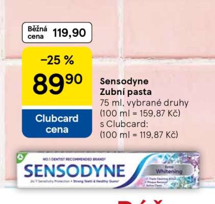 Sensodyne zubní pasta*