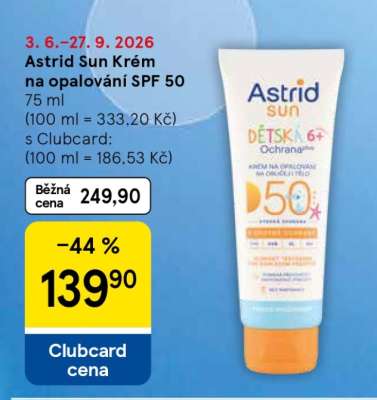 Astrid Sun Krém na opalování SPF 50