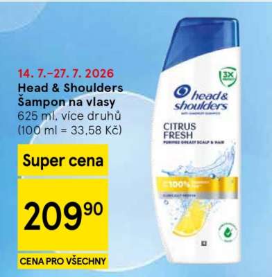 Head&Shoulders šampon na vlasy