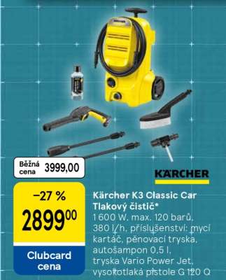 Kärcher K3 Classic Car Tlakový čistič