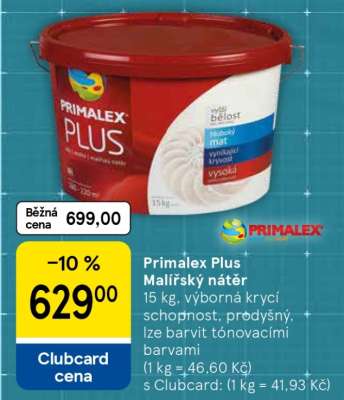 Primalex Plus Malířský nátěr