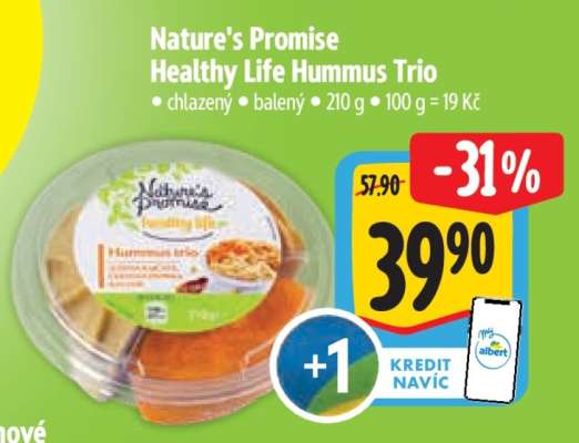 Nature’s Promise Healthy life Hummus trio