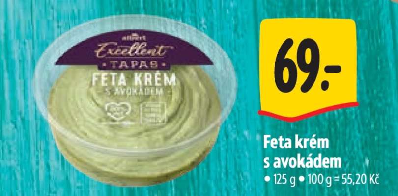 Feta krém s avokádem