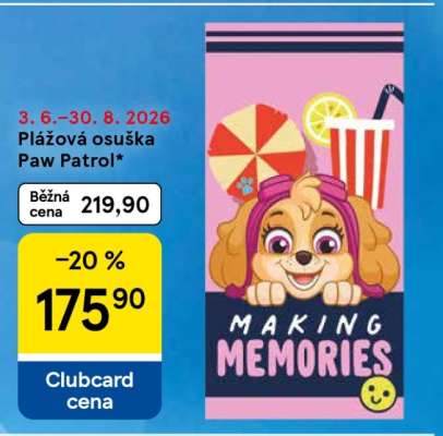 Plážová osuška Paw Patrol