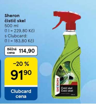 Sheron čistič skel