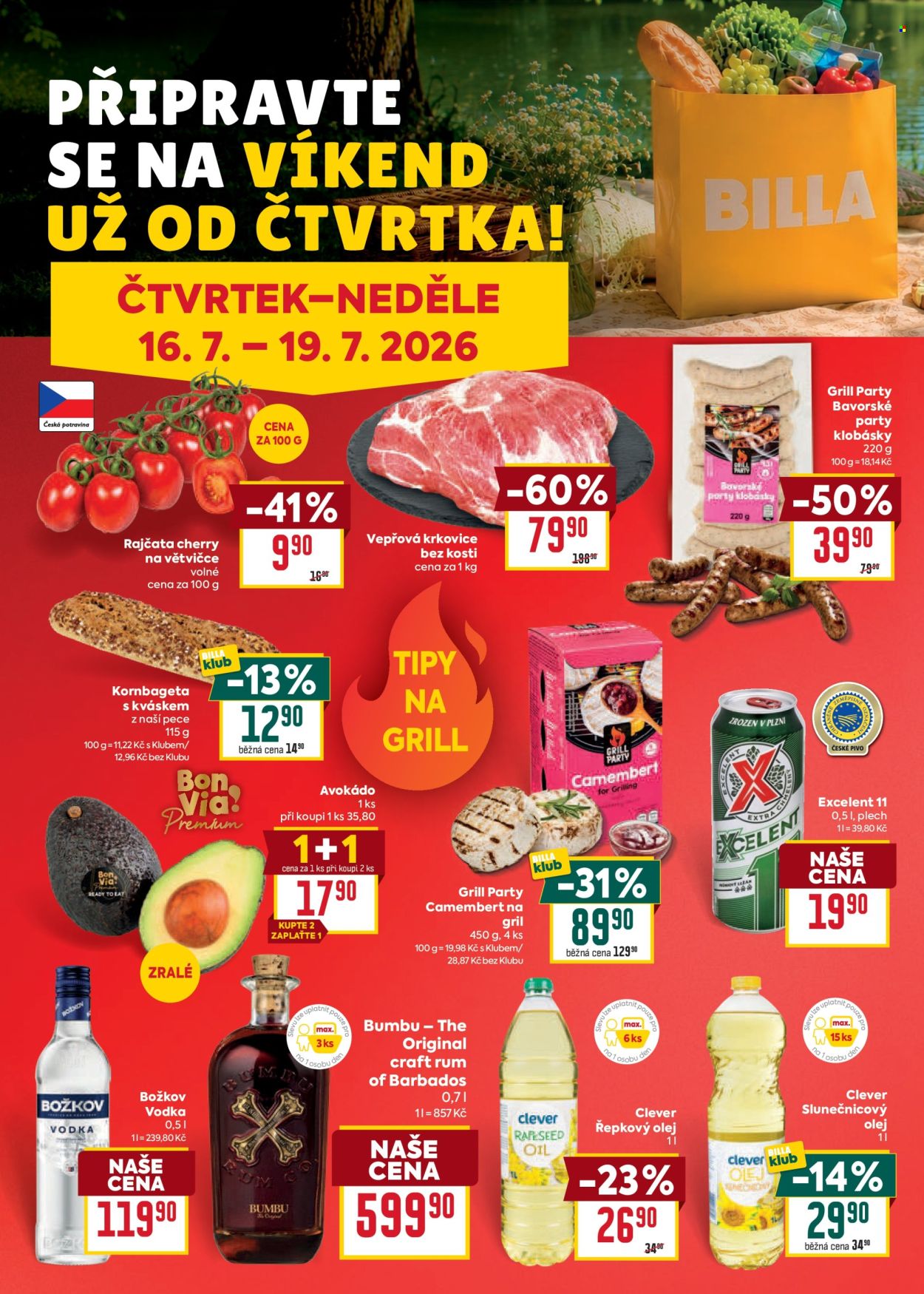 Leták BILLA - 15. 7. 2026 - 21. 7. 2026. Strana 32