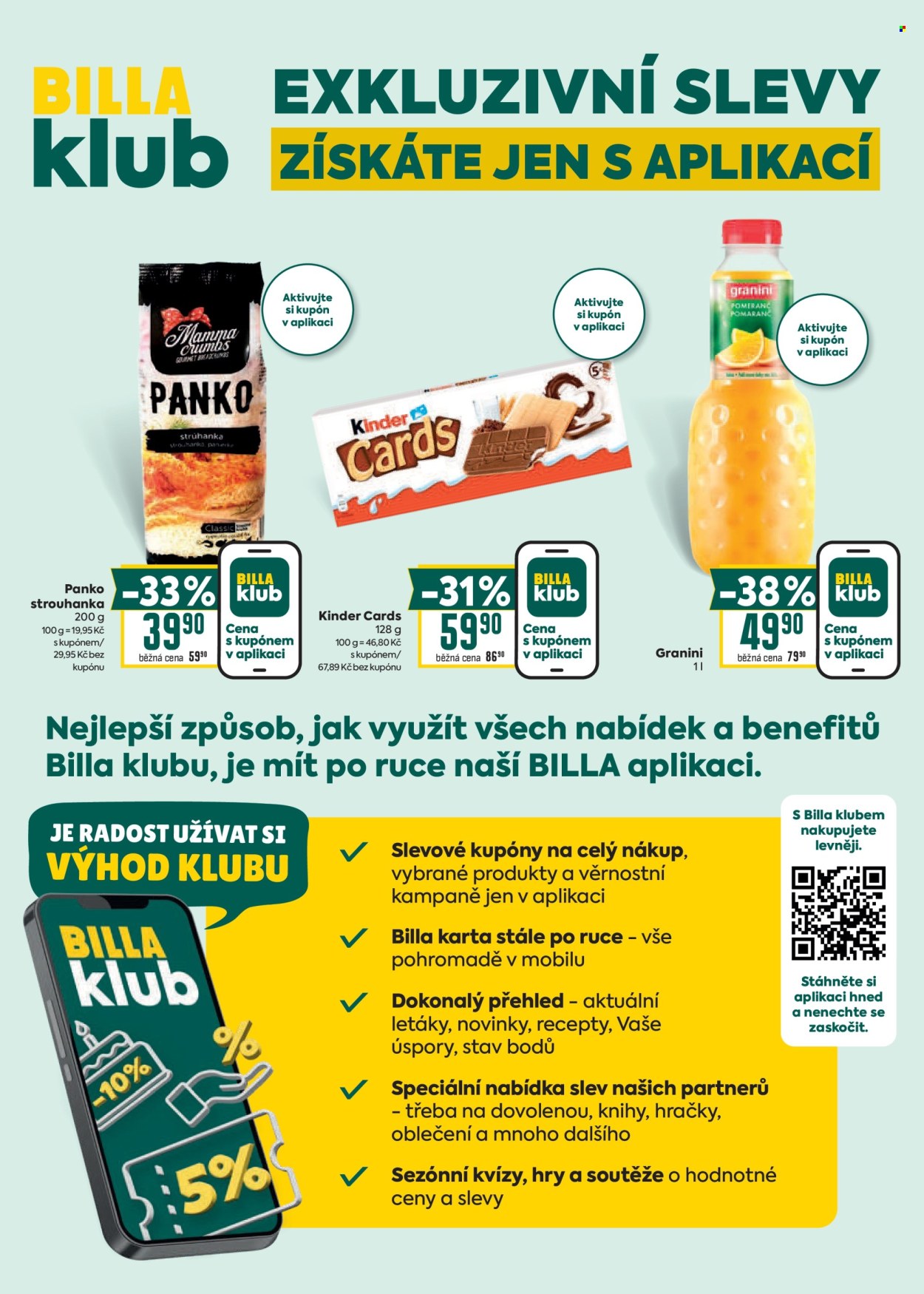 Leták BILLA - 15. 7. 2026 - 21. 7. 2026. Strana 36