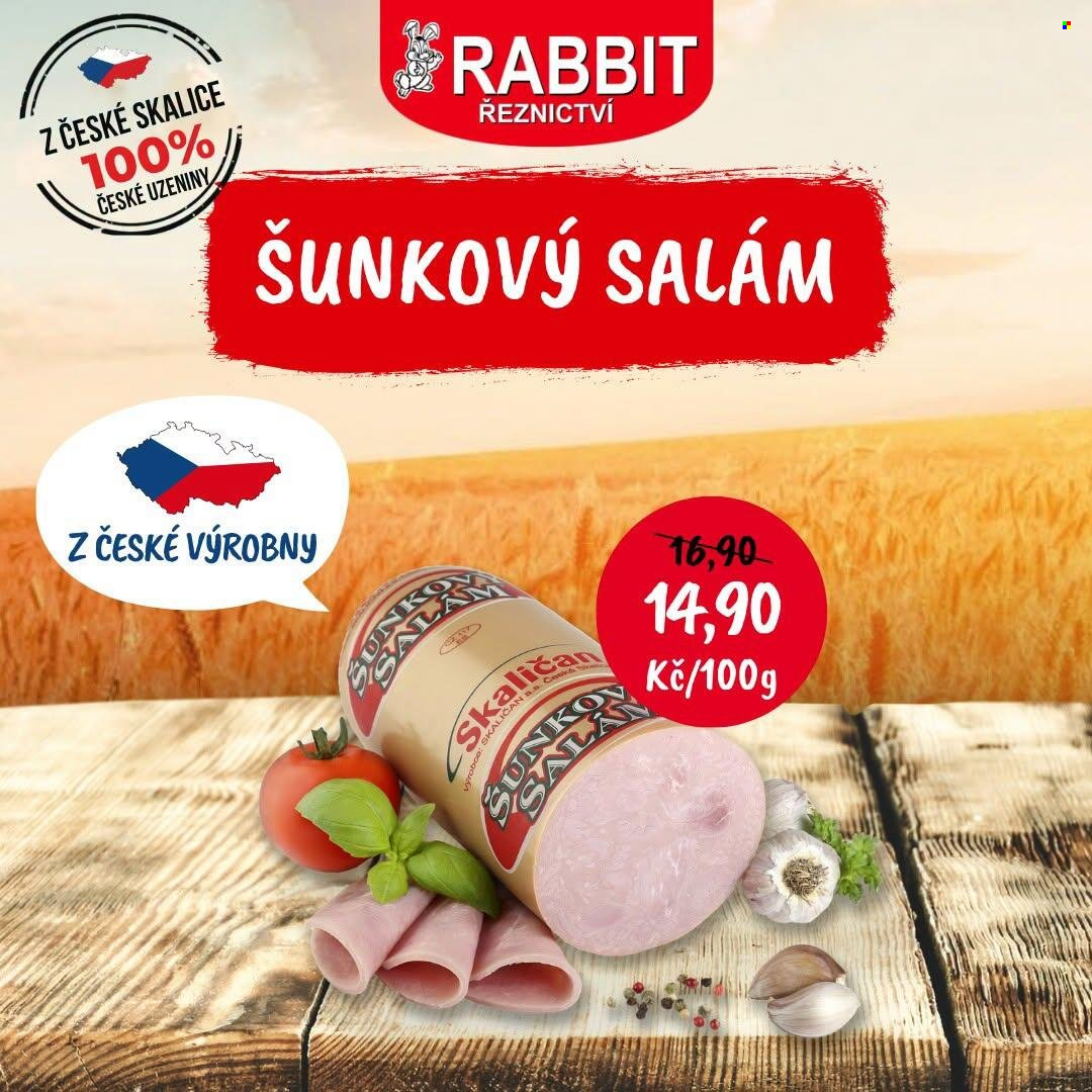 Leták RABBIT řeznictví - 14. 7. 2026 - 19. 7. 2026. Strana 4