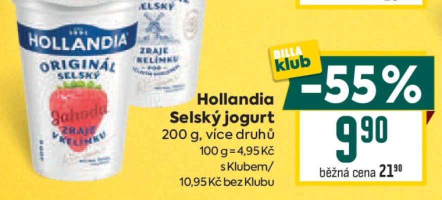 Hollandia Selský jogurt