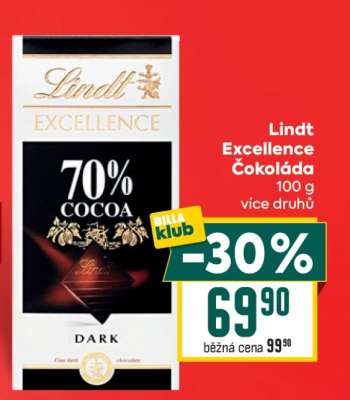 Lindt Excellence Čokoláda