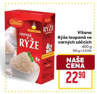 Vitana Rýže loupaná ve varných sáčcích
