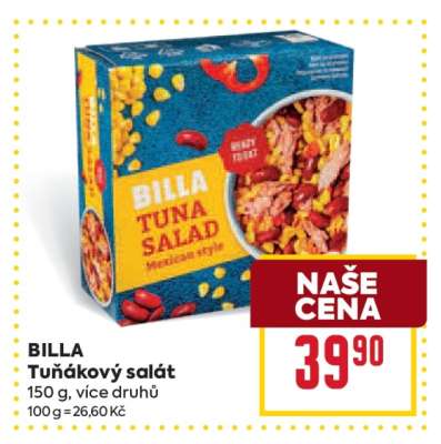 BILLA Tuňákový salát