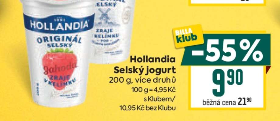 Hollandia Selský jogurt