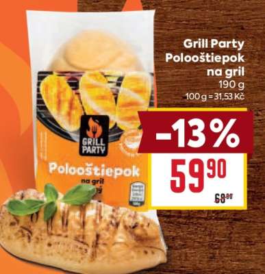 Grill Party Pooštiepok na gril