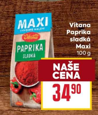 Vitana Paprika sladká maxi