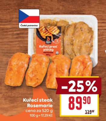 Kuřecí steak Rosemarie