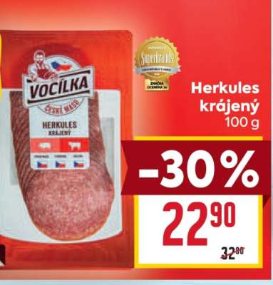 Herkules krájený